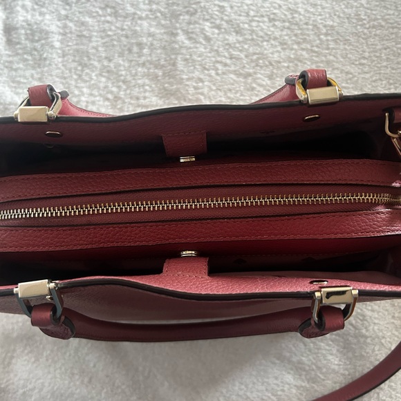 Kate Spade Leila pomegranat large wallet purse set pebbled leather - Picture 3 of 15